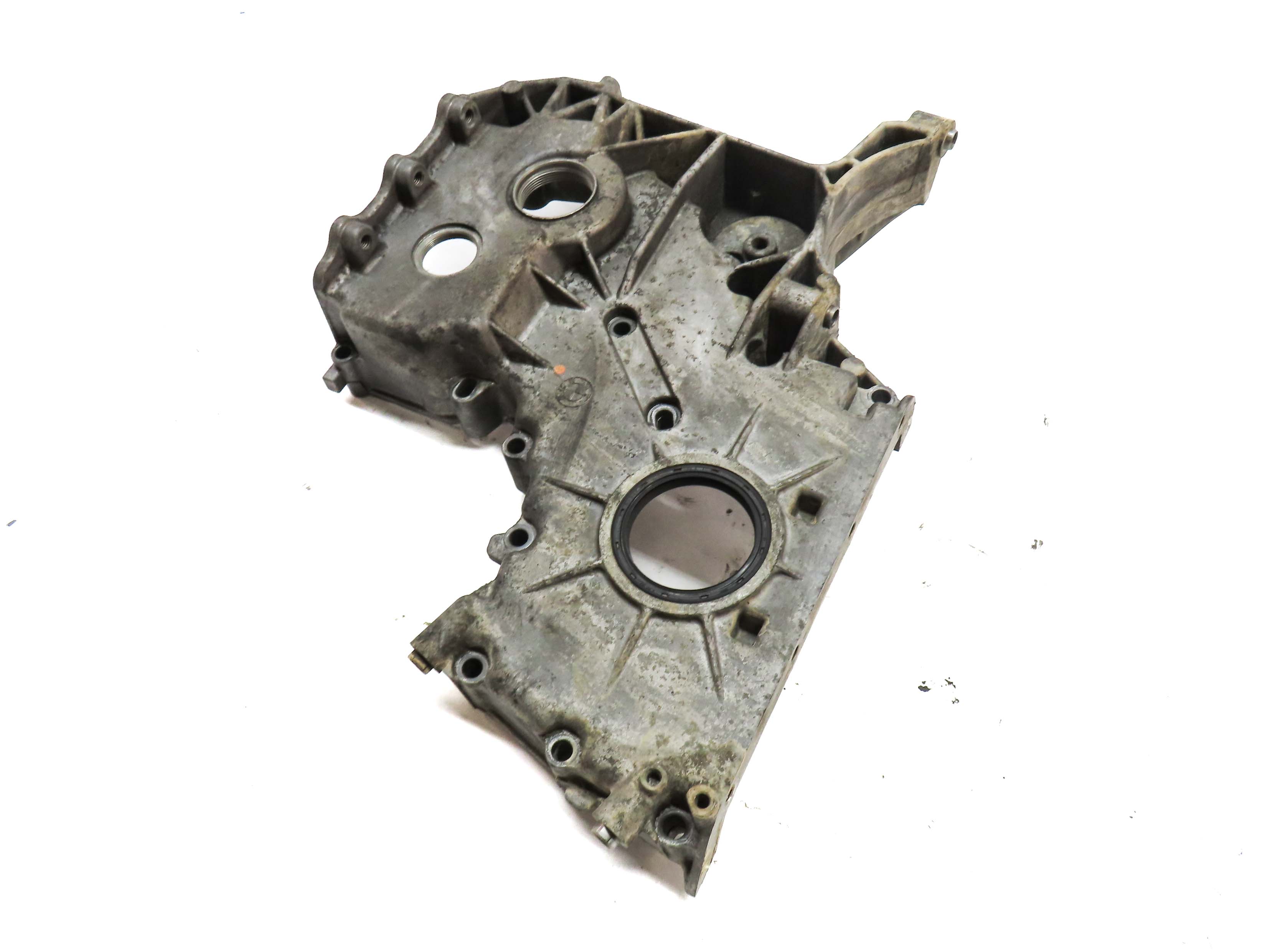 2009-2013 BMW X5 (E70) 3.0L M57Y TURBO DIESEL ENGINE - LOWER TIMING COVER — exact item pictured